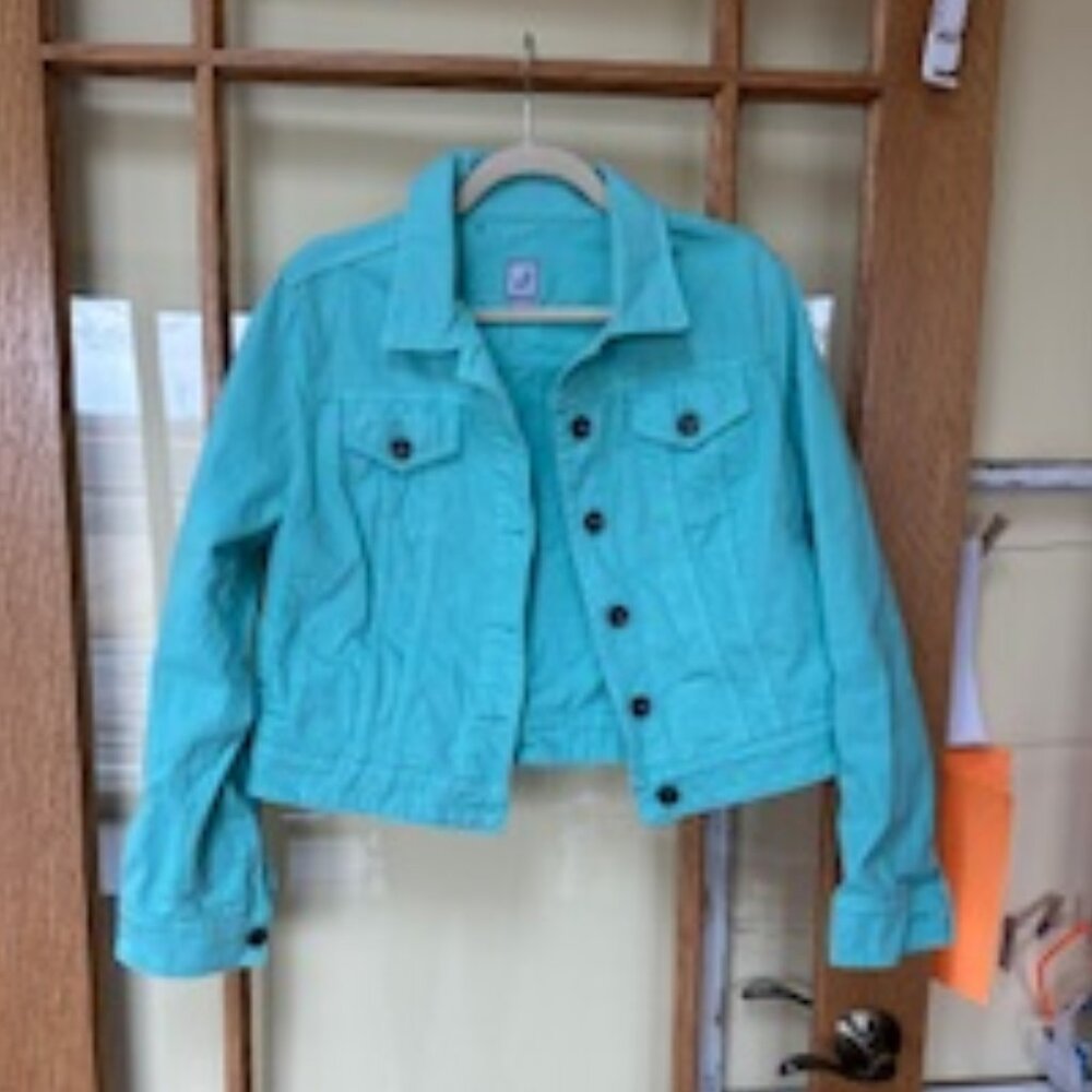 jcpenney Turquoise Jean Jacket